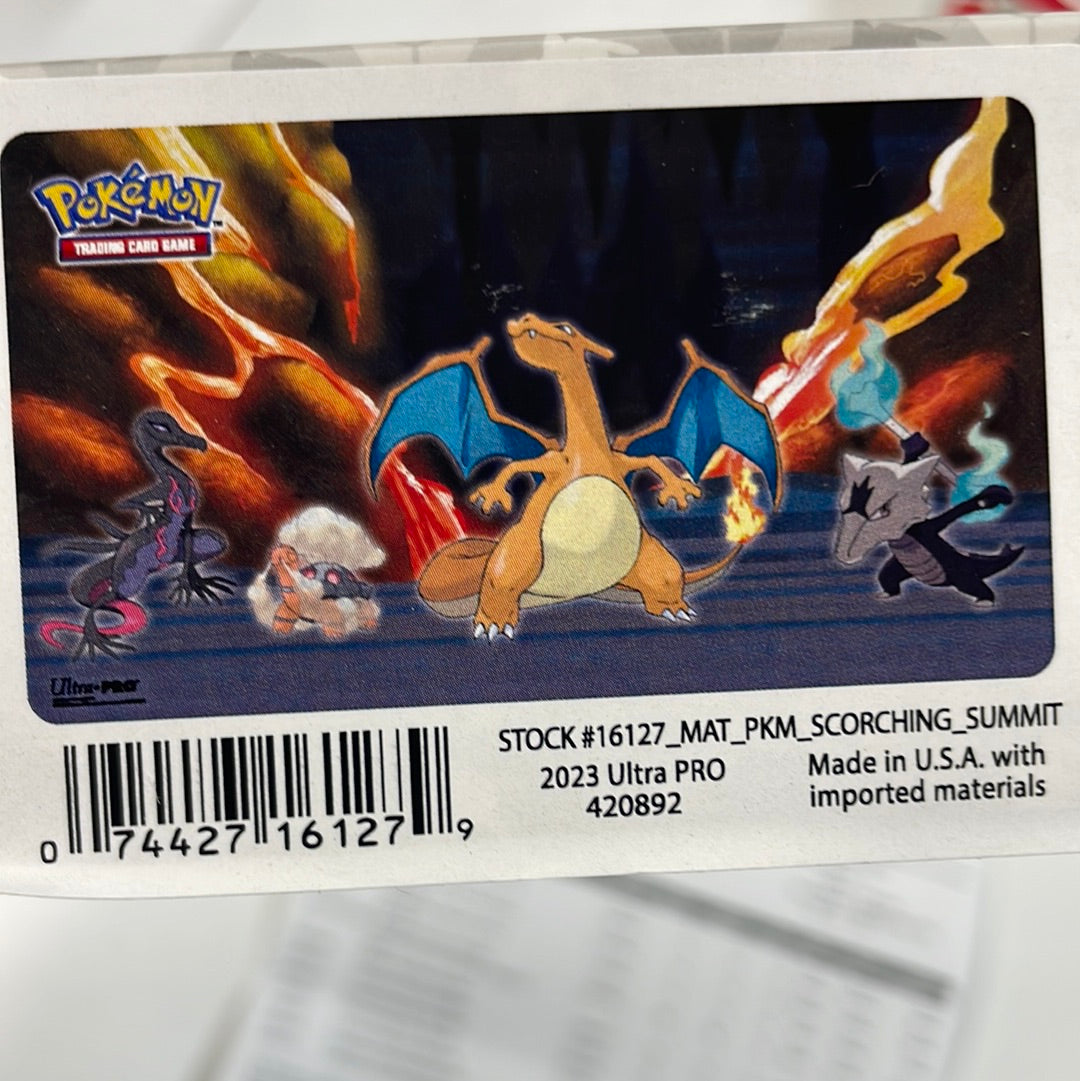 Pokemon playmat scorching summit