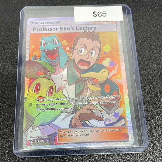 Pokemon Professor Elm’s Lecture full art