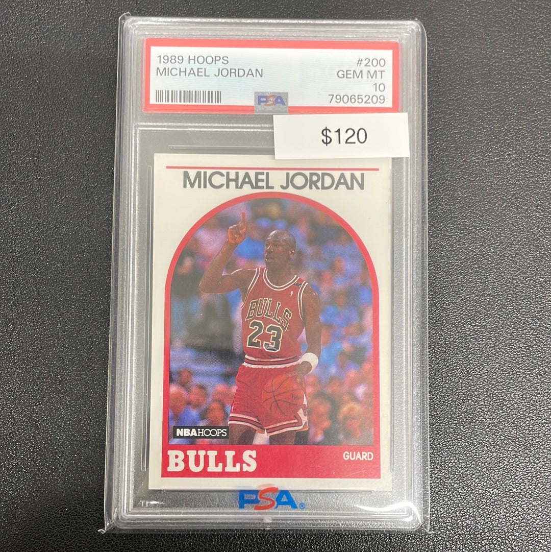 1989 Hoops Michael Jordan PSA 10