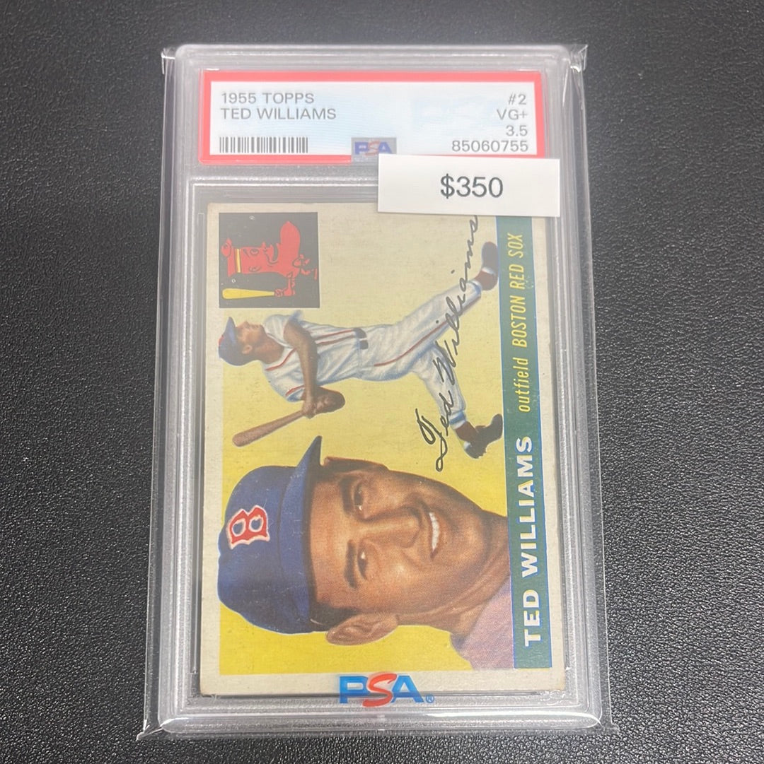 1955 Topps Ted Williams PSA 3.5