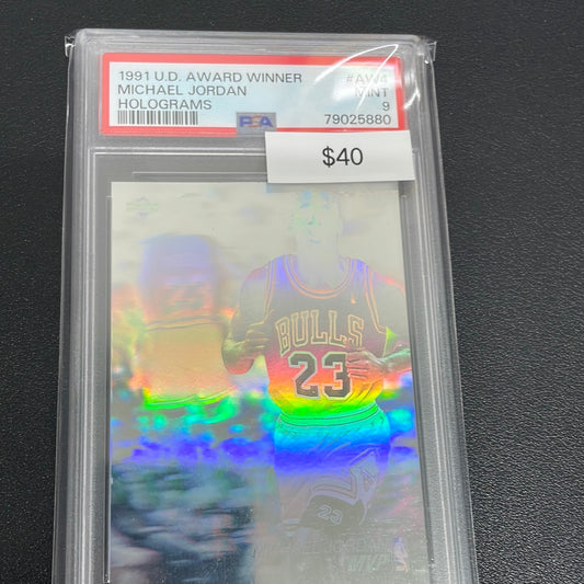 1991 Upper Deck Michael Jordan Holograms PSA 9