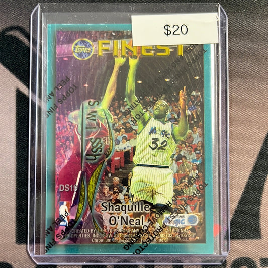 1996 Topps Finest Shaquille O’Neal Anfernee Hardway