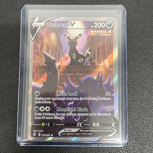 Pokémon Umbreon V Alternate Full Art (Evolving Skies) 189/203