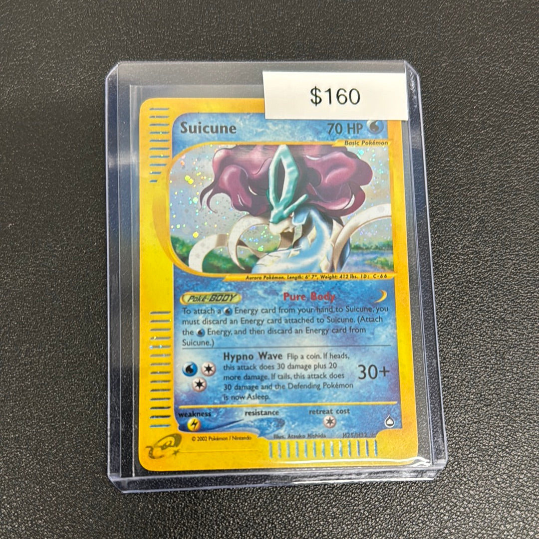 Pokémon Suicune Holo Aquapolis H25/H32