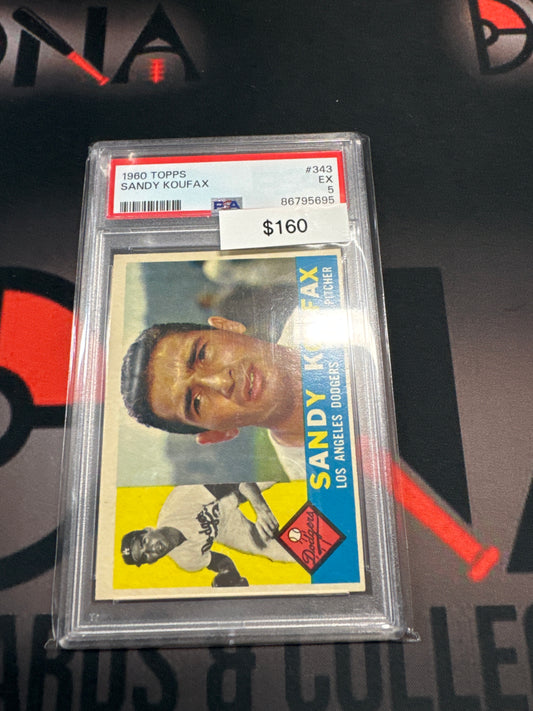 1960 Topps Sandy Koufax PSA 5