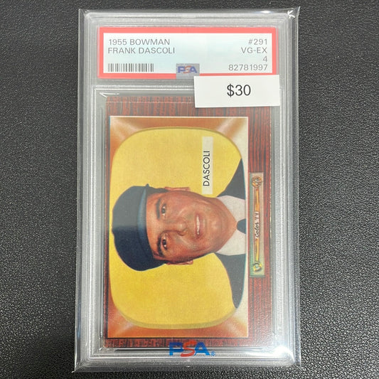 1955 Bowman Frank Dascoli PSA 4