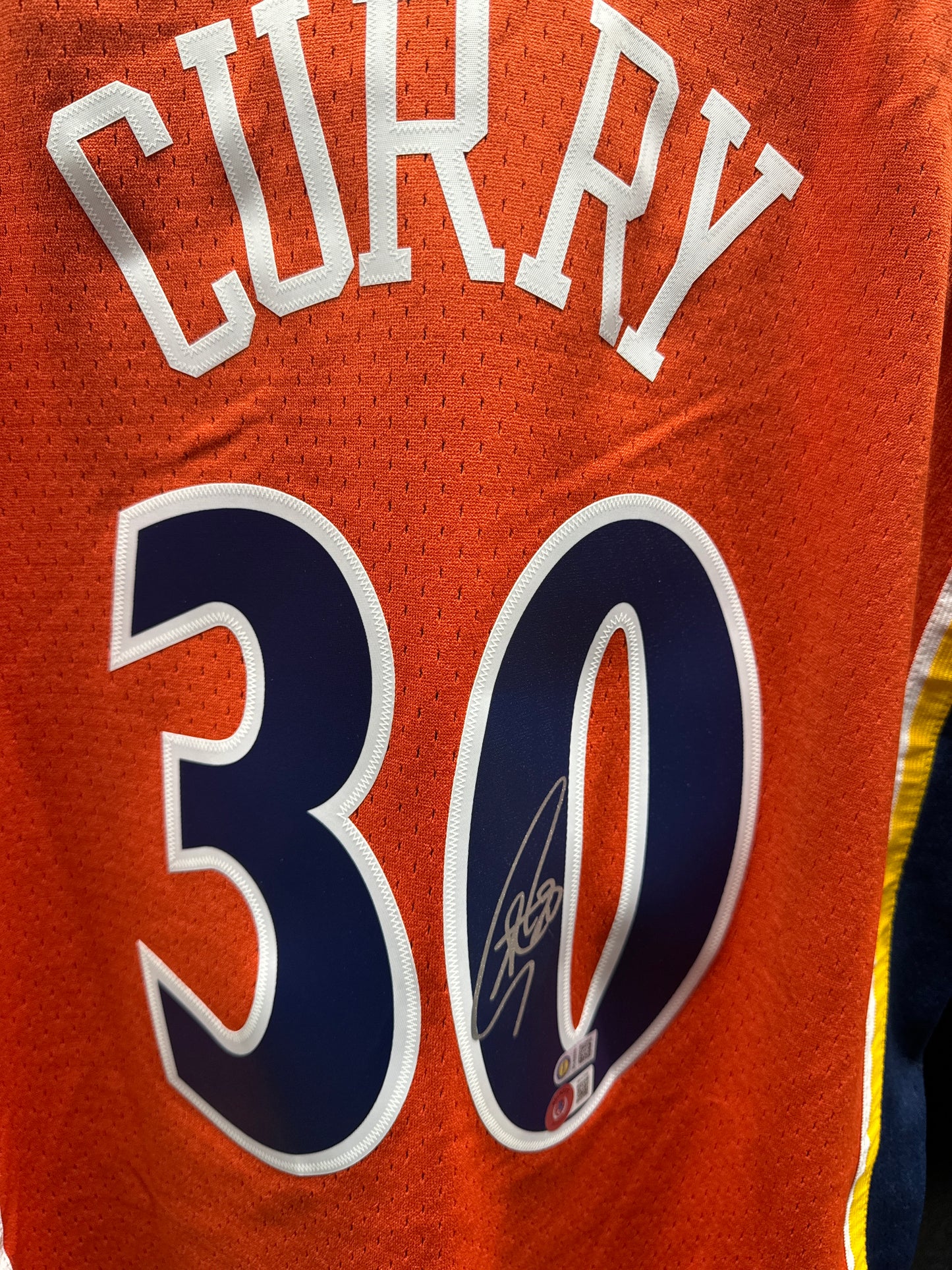 Stephen Curry autograph jersey