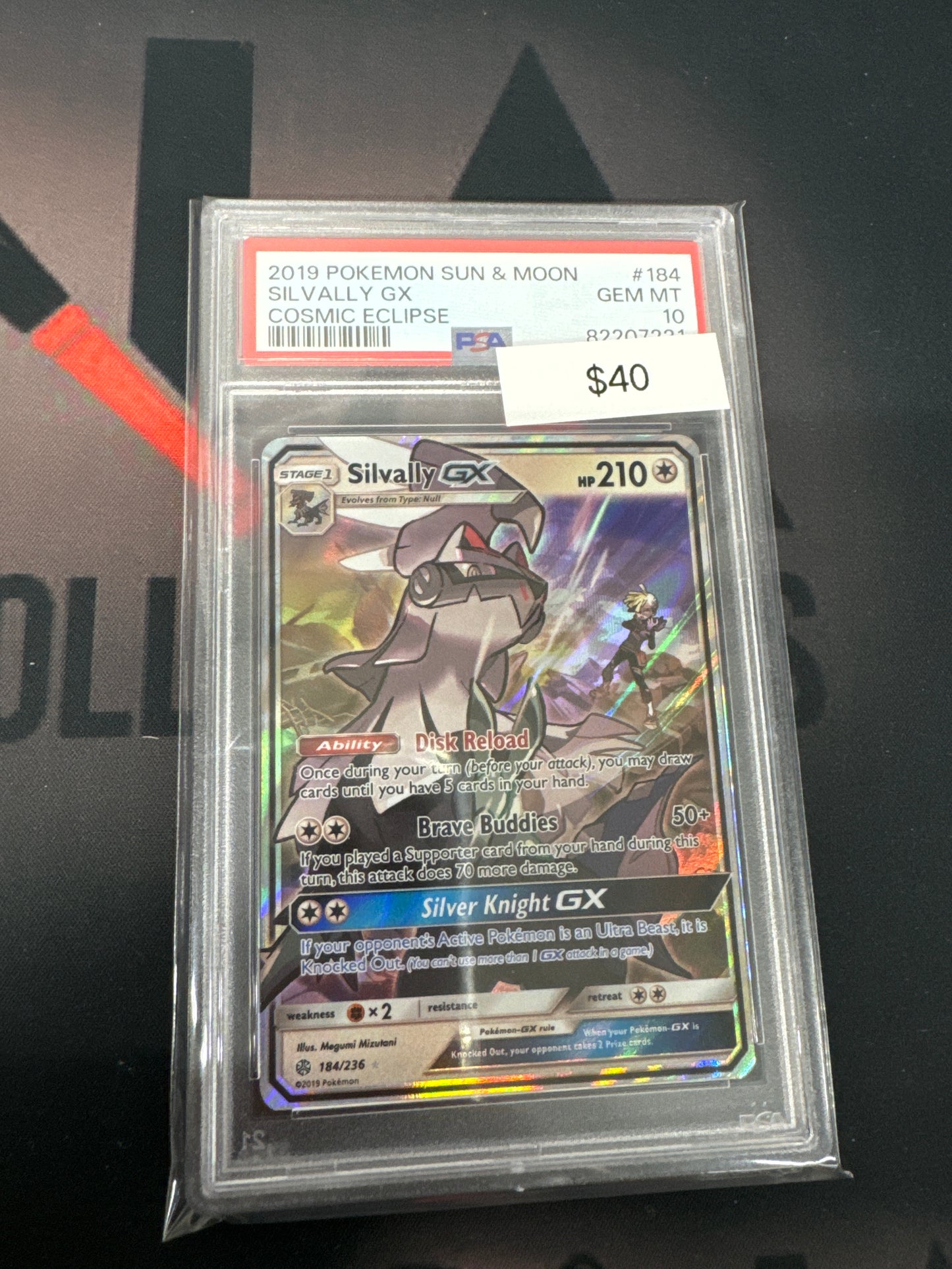 Pokemon Silvally GX 184/236 PSA 10