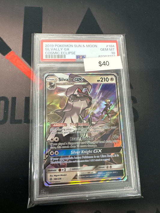 Pokemon Silvally GX 184/236 PSA 10