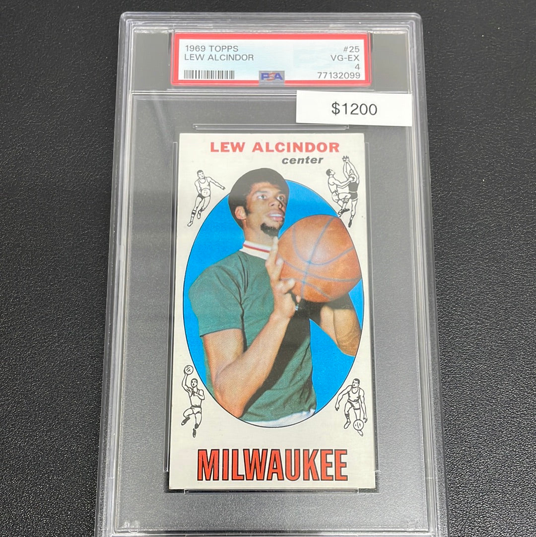 1969 Lew Alcindor Topps PSA 4