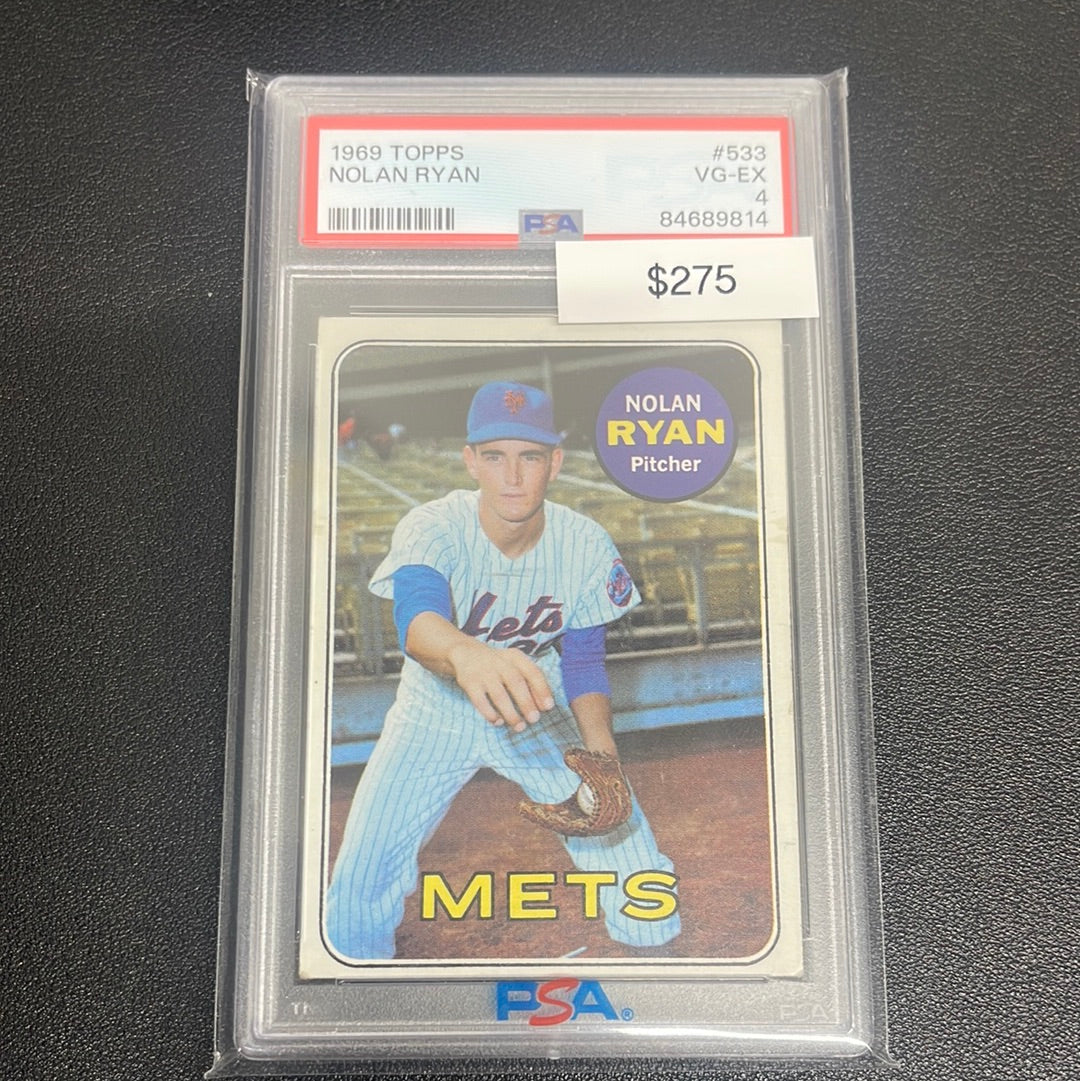 1969 MLB Topps Nolan Ryan PSA 4