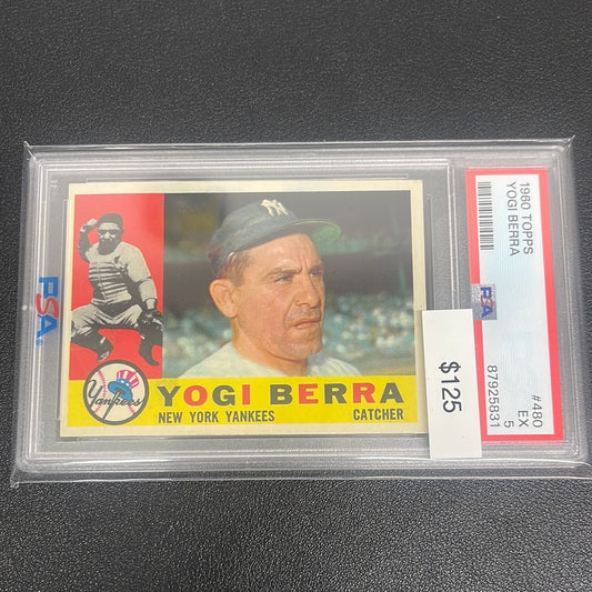 1960 MLB Topps Yogi Berra PSA 5