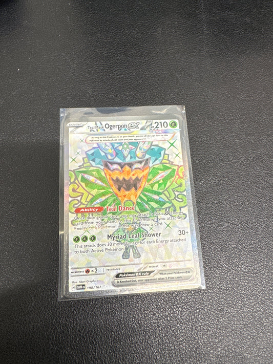 Pokemon Teal Mask Ogerpon ex 190/167