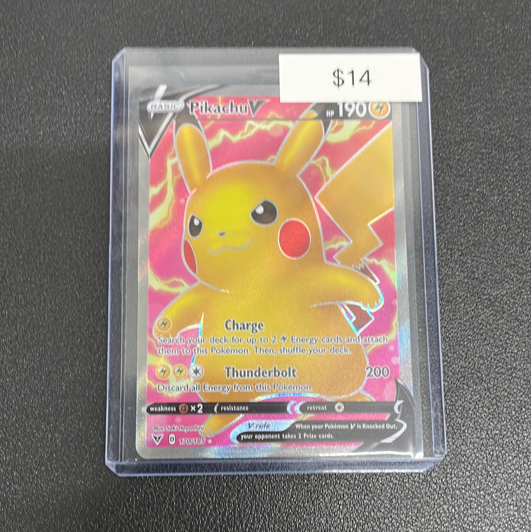 Pokémon Pikachu V Full Art Vivid Voltage 170/185