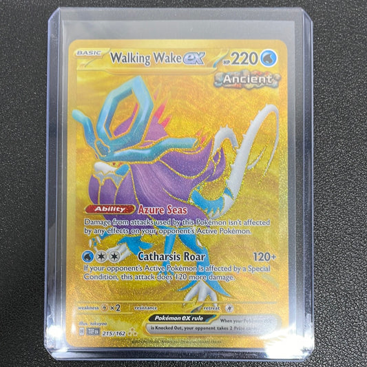 Pokémon Walking Wake ex Hyper Rare (Temporal Forces) 215/162