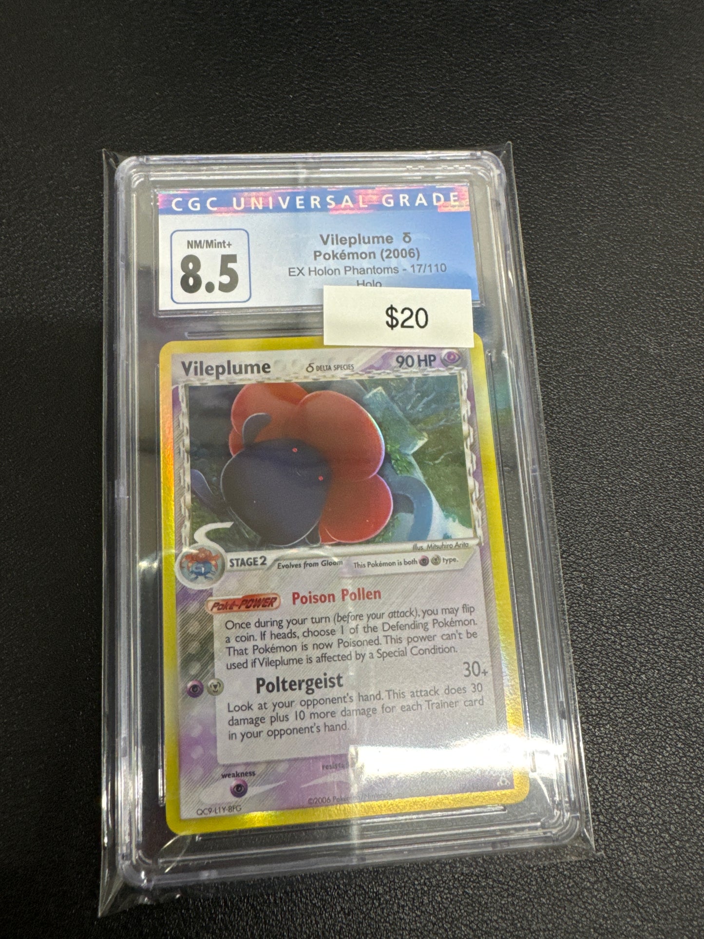 Pokemon Vileplume 17/110 CGC 8.5