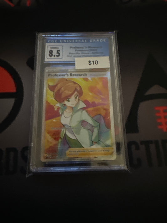 Pokemon Professor’s Research SWSH152 CGC 8.5