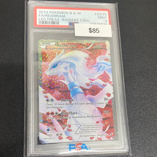 Pokémon Reshiram PSA 9