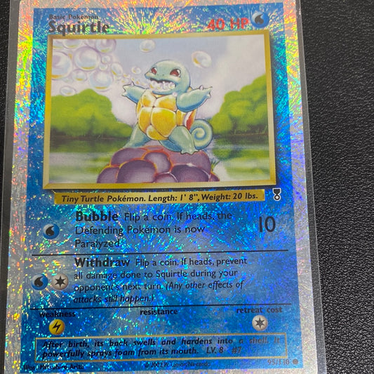 Pokémon Squirtle 95/110 reverse holo legendary collection