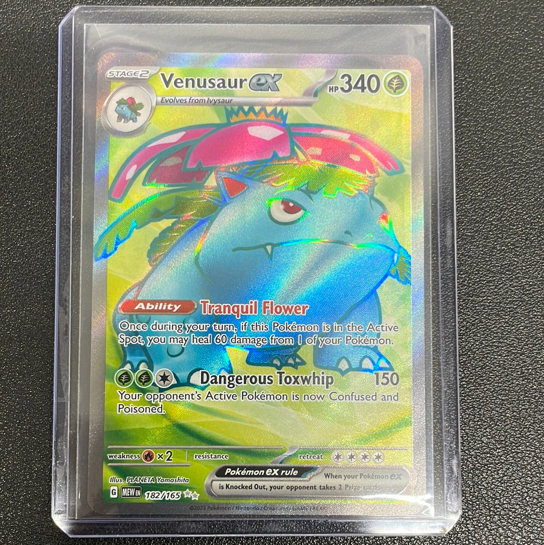 Pokémon Venusaur ex Full Art (151) 182/165