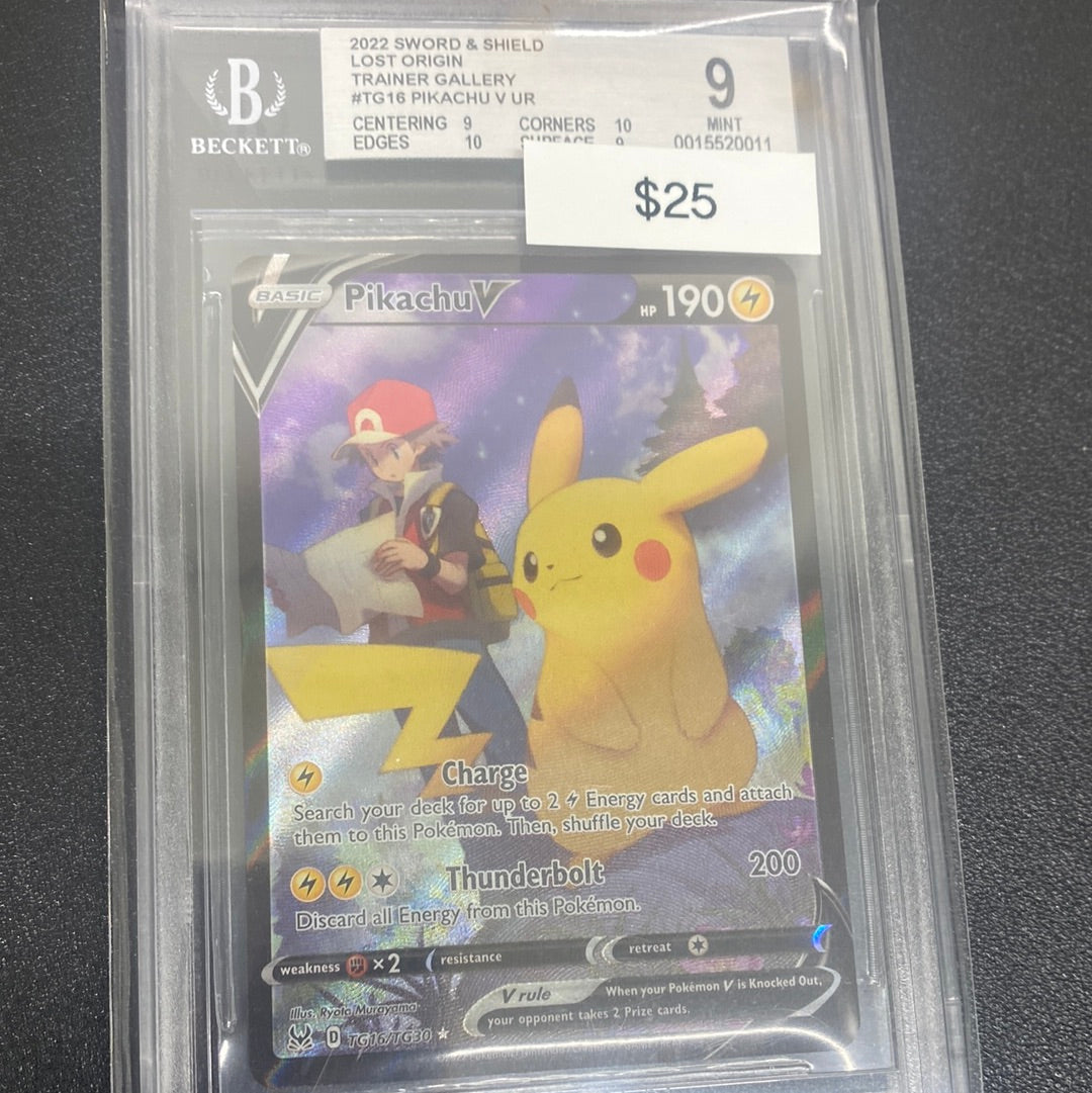 Pokémon Pikachu V TG16/TG30 BGS 9