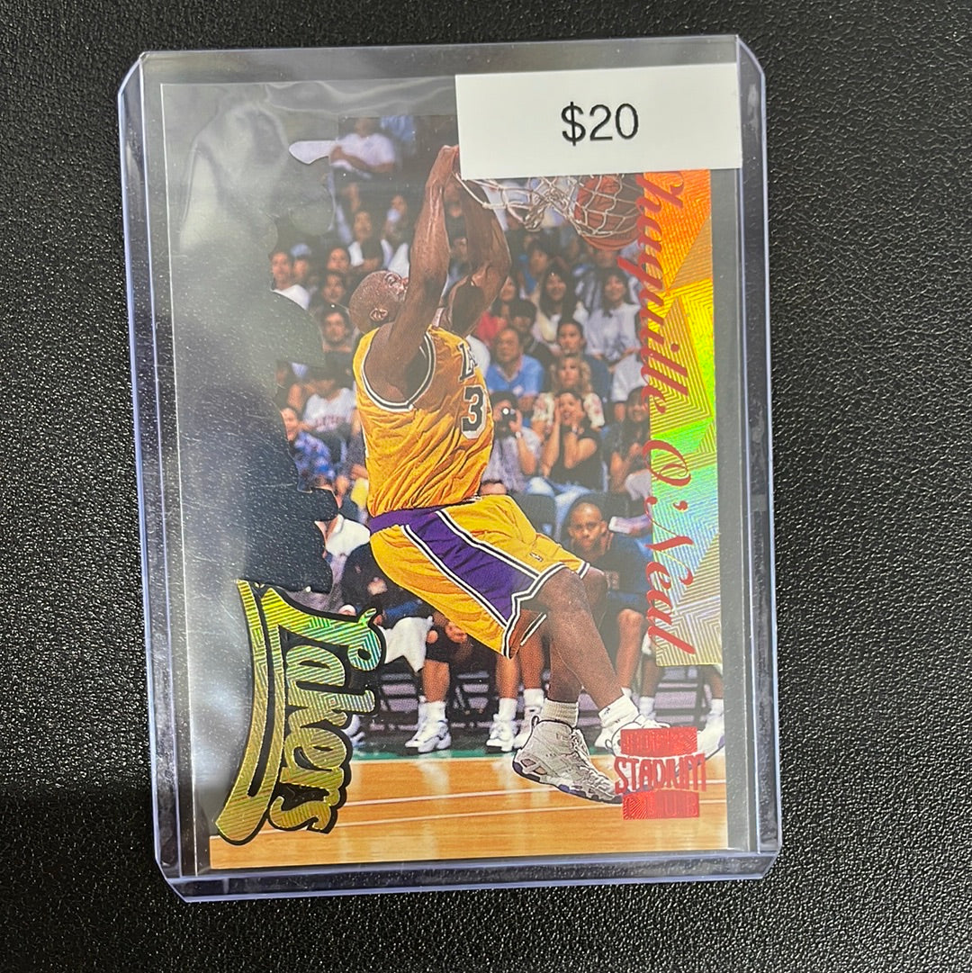 1997 NBA Shaquille O’Neal Topps Stadium Club Die-Cut