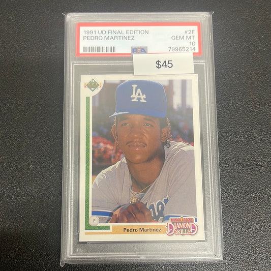 1991 MLB Upper Deck Final Edition Pedro Martinez PSA 10