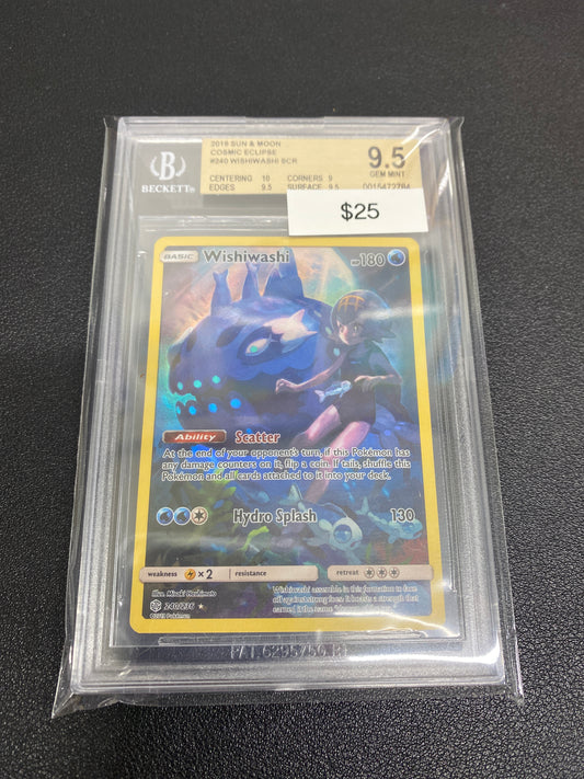 Pokémon Wishiwashi Cosmic Eclipse Secret 240/236 BGS 9.5