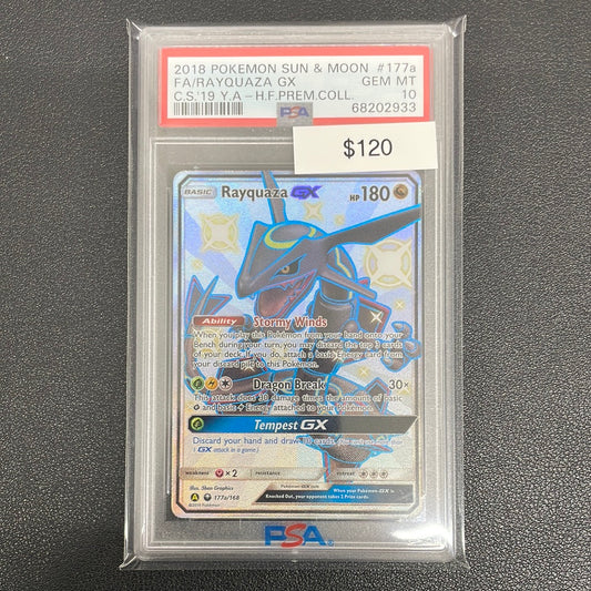 Pokémon Rayquaza GX Alternate Art Promo (Celestial Storm) 177a/168