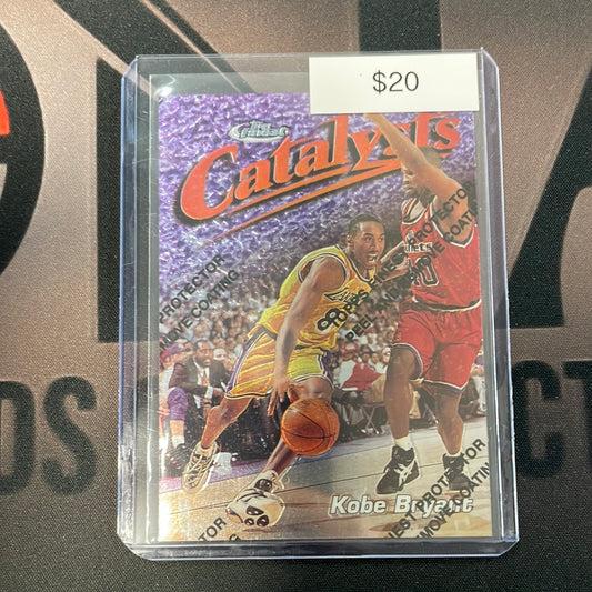 1997 NBA Kobe Bryant Topps Finest Catalysts With Coating