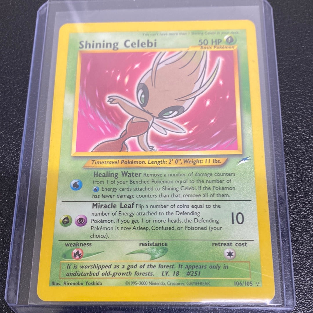 Pokémon Shining Celebi Holo Neo Destiny