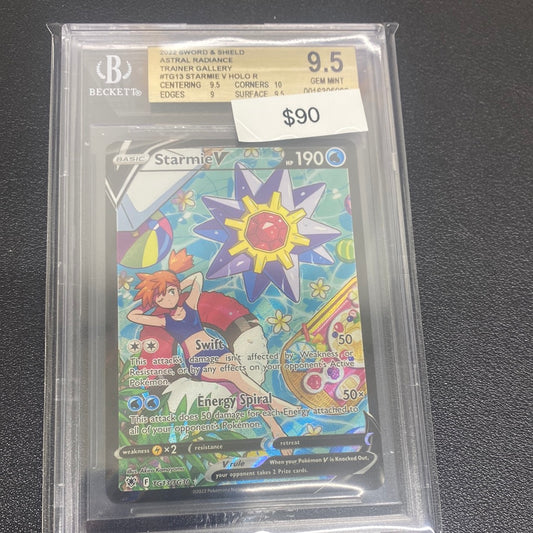 Pokémon Starmie V TG13/TG30 BGS 9.5