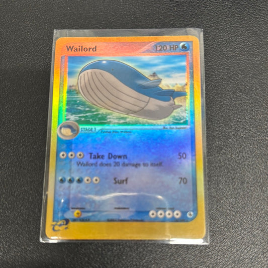 Pokemon Wailord 14/109 reverse holo ruby & sapphire