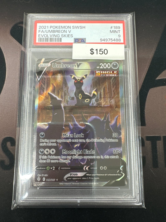 Pokémon Umbreon V PSA 9