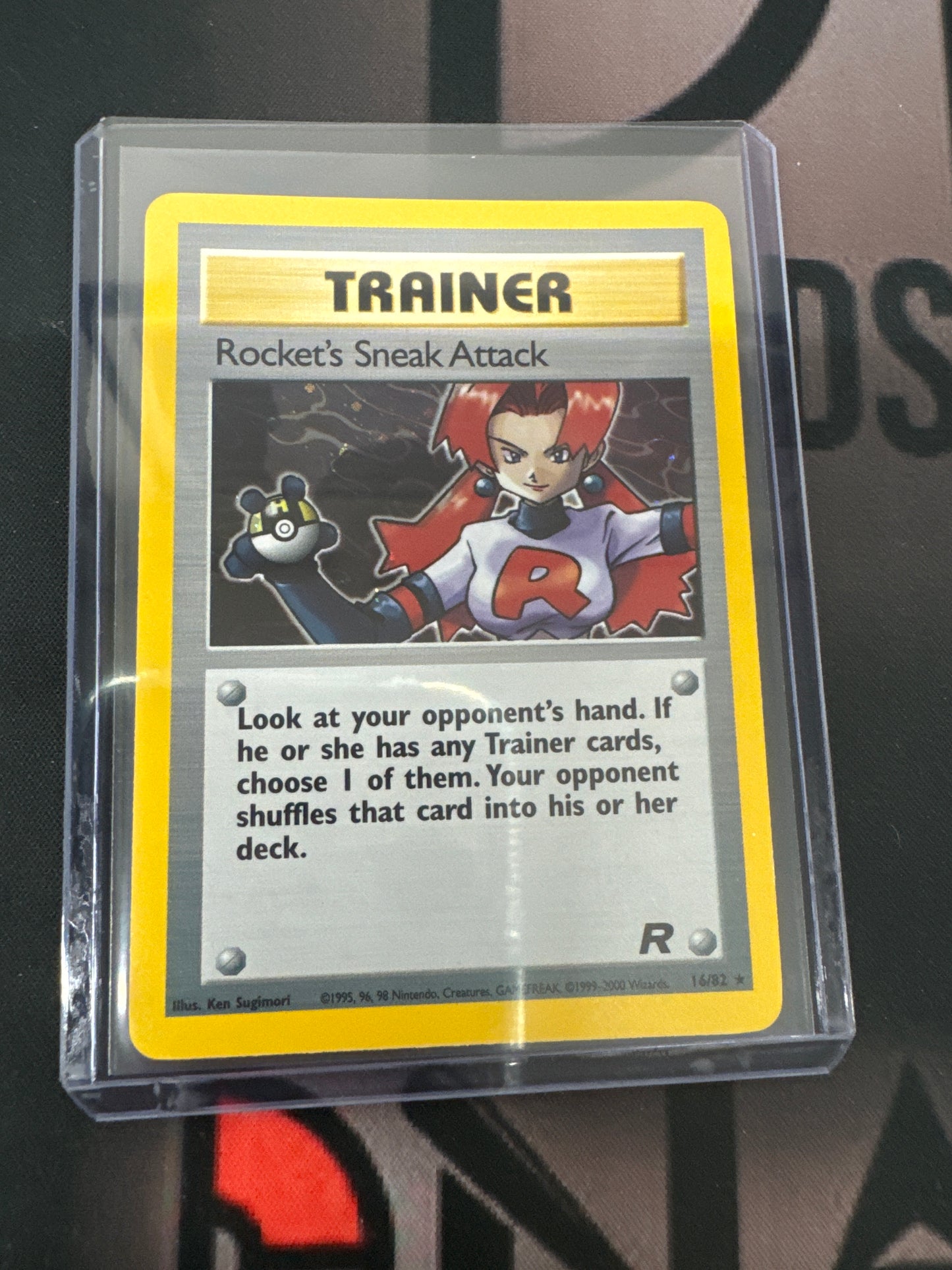 Pokemon Rocket’s Sneak Attack holo 16/82