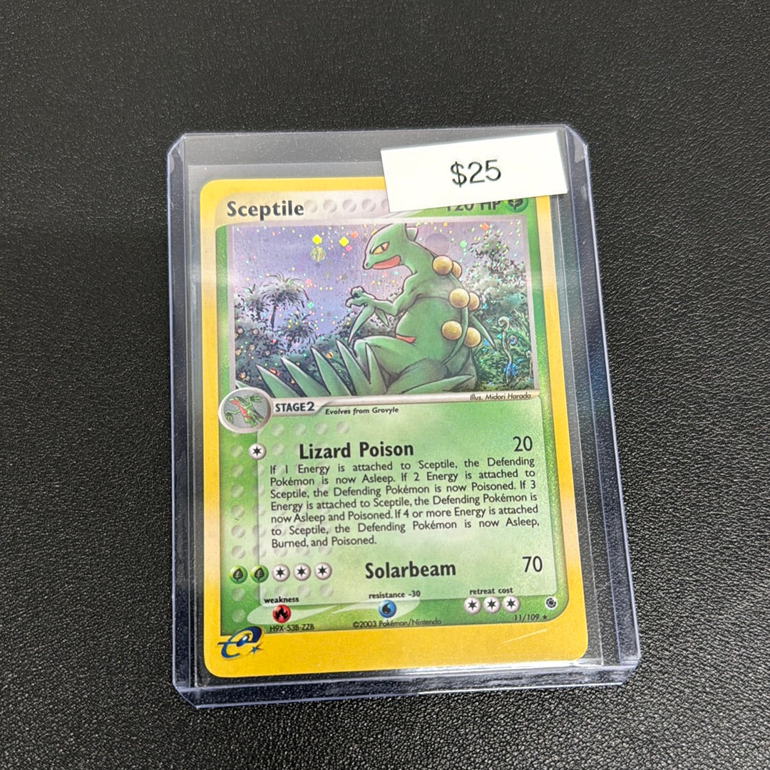 Pokémon Sceptile Ruby and Sapphire Holo 11/109