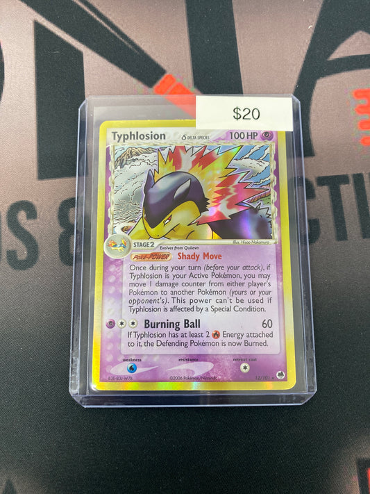 Pokémon Typhlosion Dragon Frontiers Holo 12/101