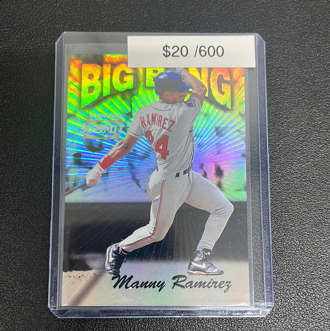 1996 MLB Pinnacle Summit Manny Ramirez Big Bang /600