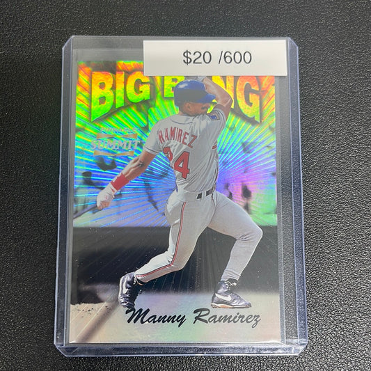 1996 MLB Pinnacle Summit Manny Ramirez Big Bang /600