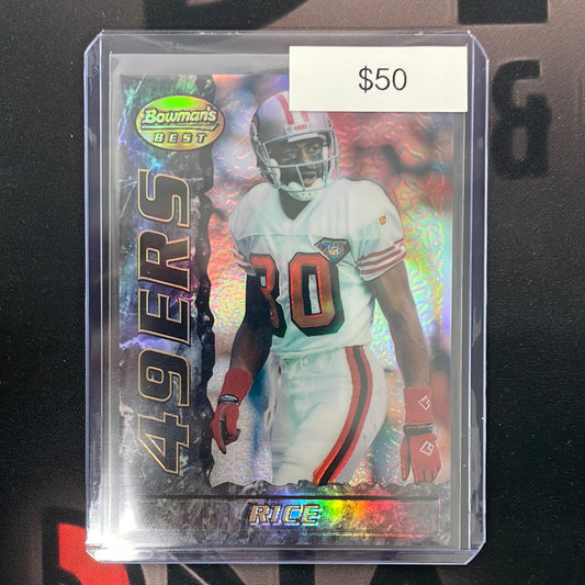 1995 NFL Jerry Rice Bowman’s Best Refractor