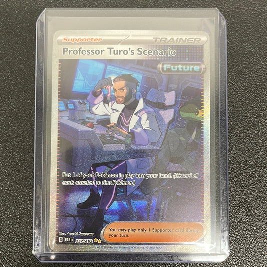 Pokémon Professor Turo’s Scenario Special Illustration Rare Paradox Rift 257/182