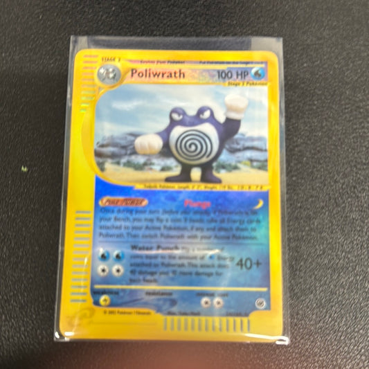 Pokémon Poliwrath reverse Holo Expedition 24/165