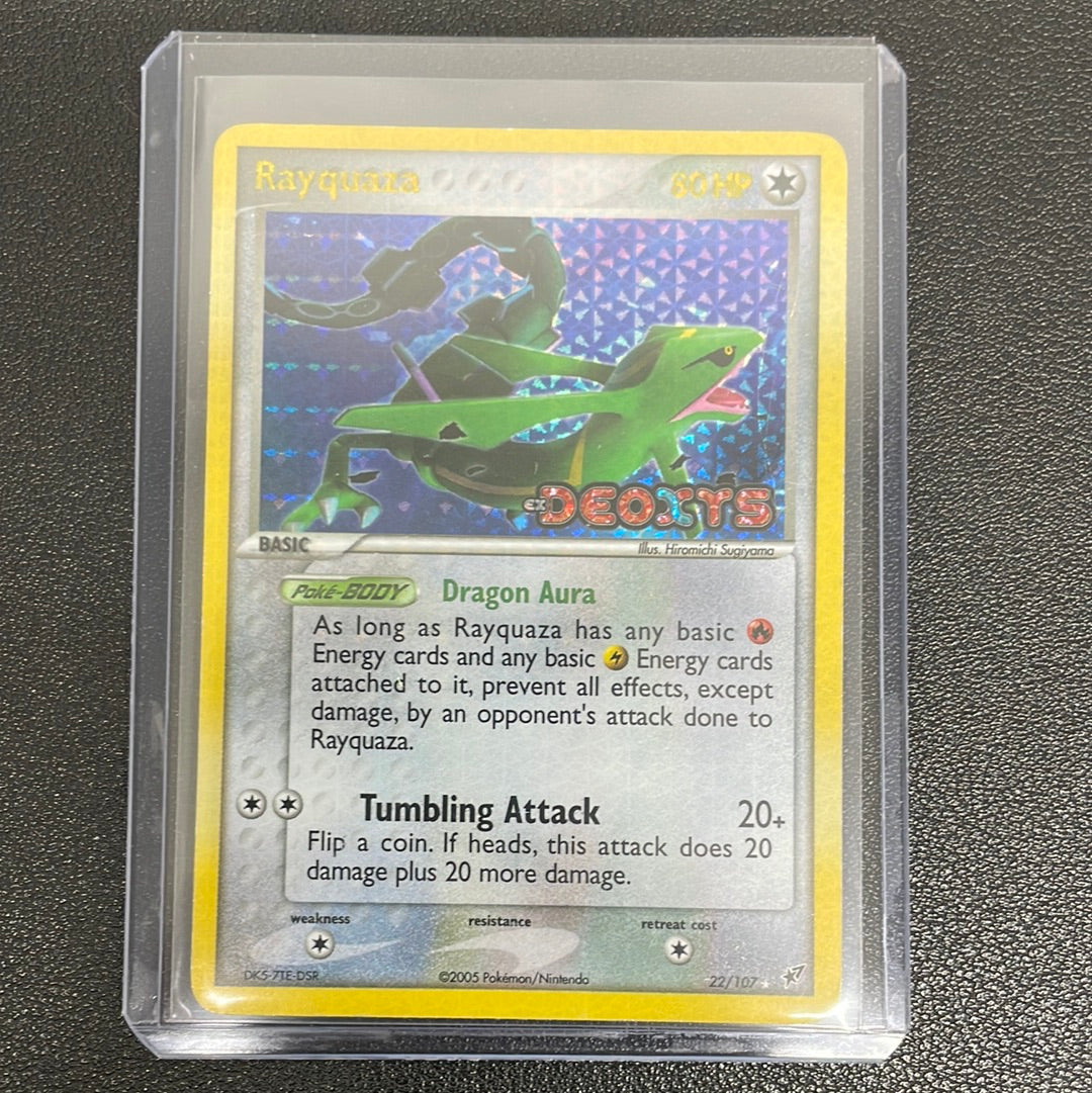 Pokémon Rayquaza Reverse Holo (Deoxys) 22/107