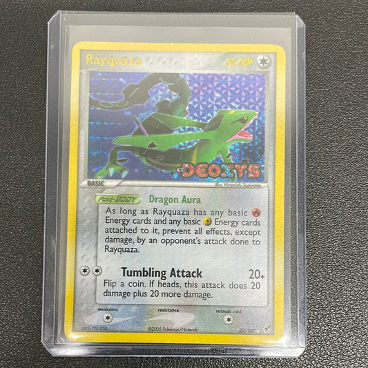 Pokémon Rayquaza Reverse Holo (Deoxys) 22/107