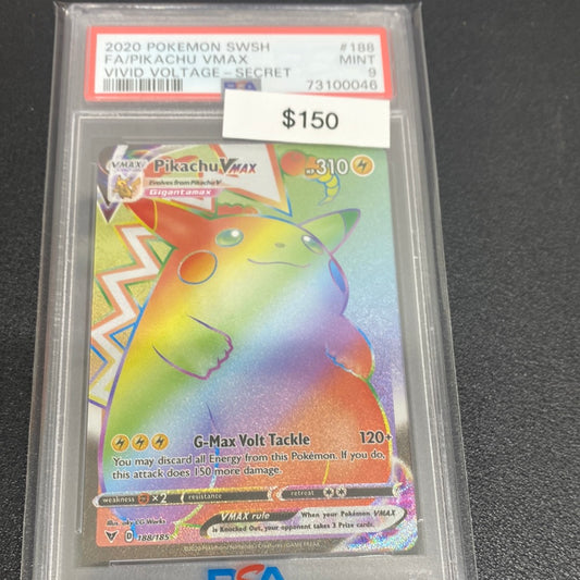 Pokémon Pikachu VMAX 188/185 PSA 9