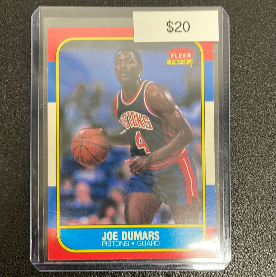 1986 Fleer Joe Dumars