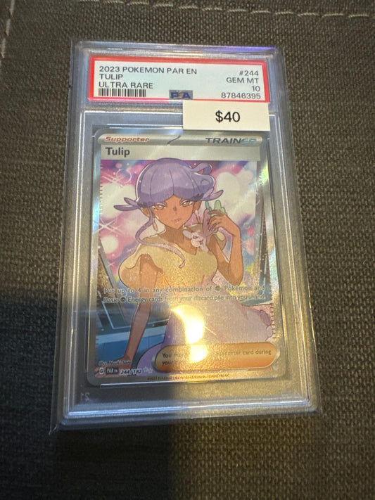 Pokemon Tulip 244/182 PSA 10