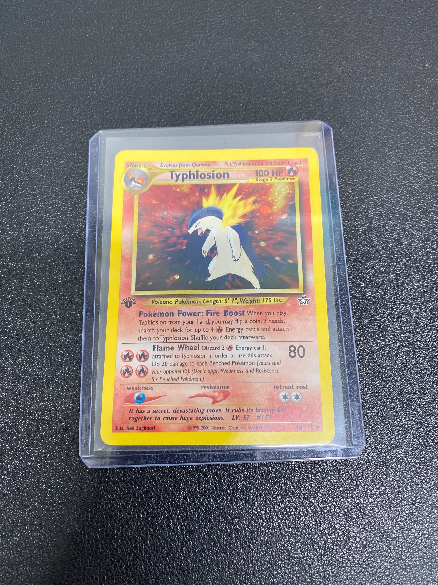 Pokémon Typhlosion Holo Neo Genesis 1st Edition 18/111 LP