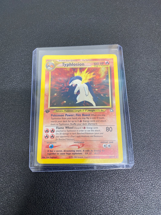 Pokémon Typhlosion Holo Neo Genesis 1st Edition 18/111 LP