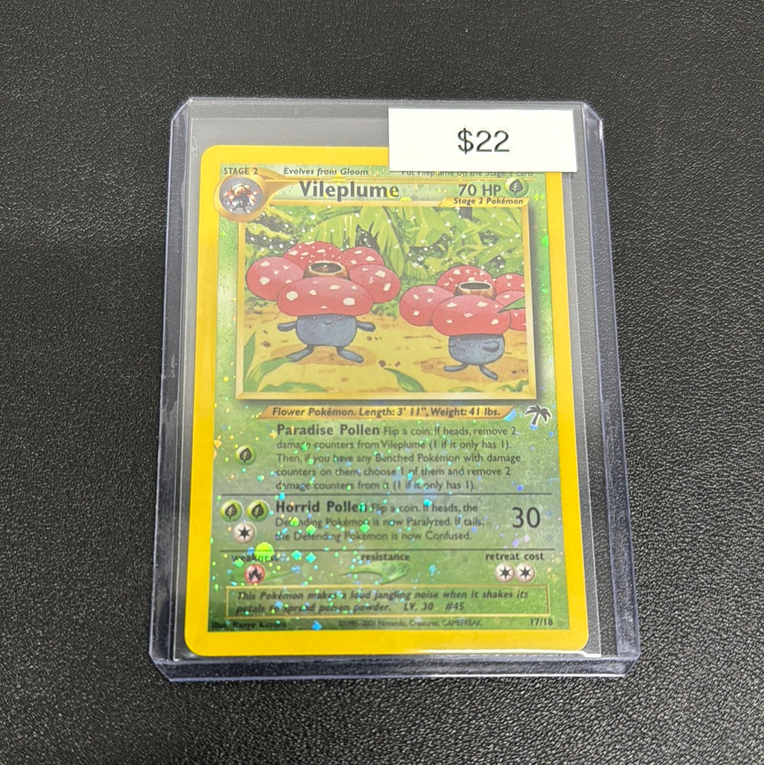 Pokémon Vileplume Southern Islands Reverse Holo 17/18